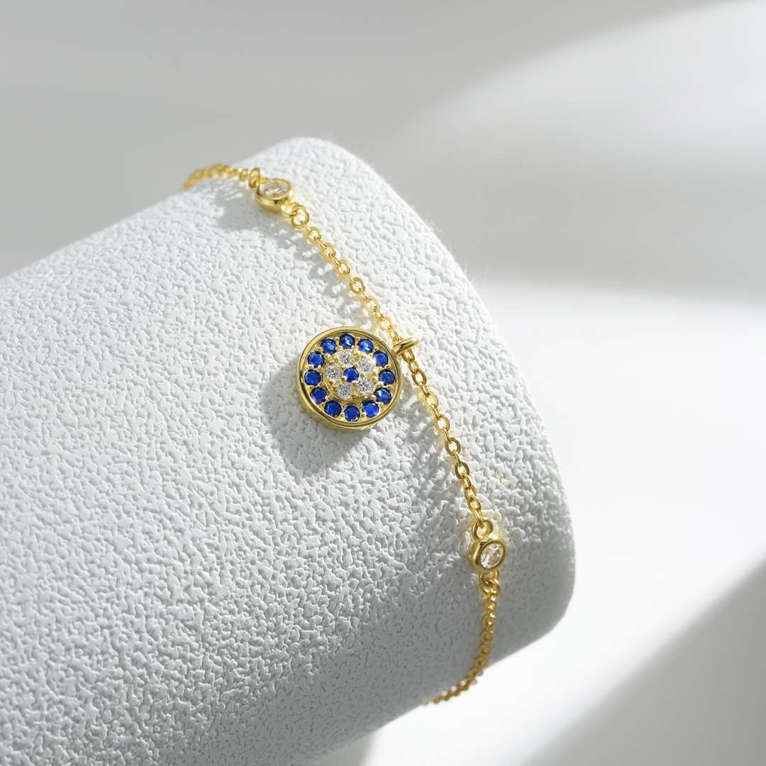 [Royal Jewellery]Devil's Eye Round Shape Bracelet
