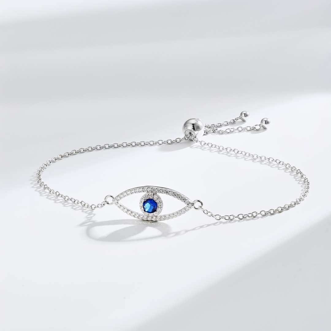 [Royal Jewellery]Devil's Eye Hollow Design Bracelet