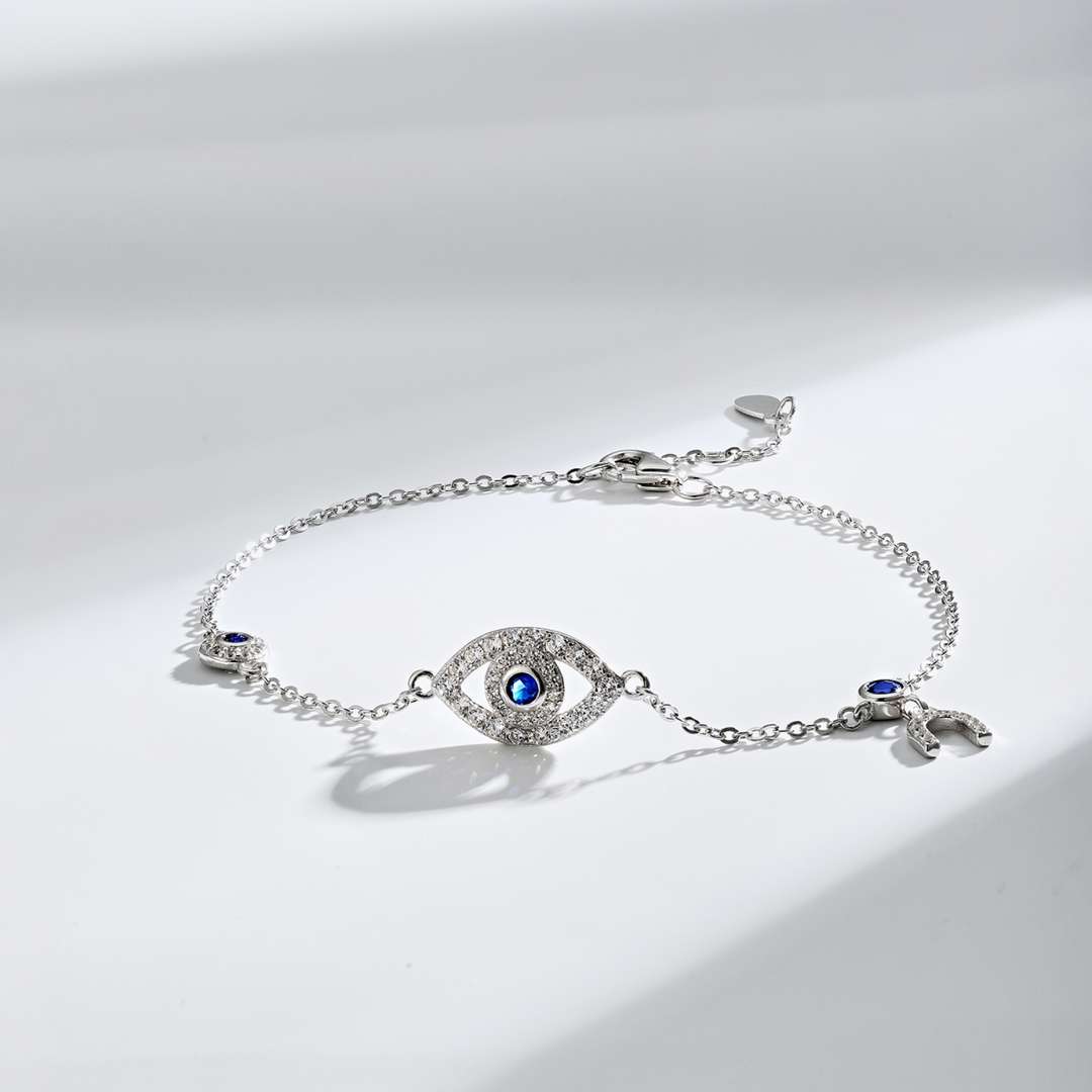 [Royal Jewellery]Dainty Eye Shape Necklace