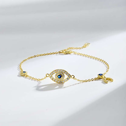 [Royal Jewellery]Dainty Eye Shape Necklace