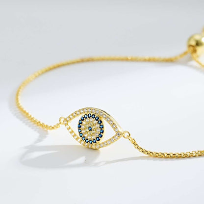 [Royal Jewellery]Dazzling Eye Shape Necklace