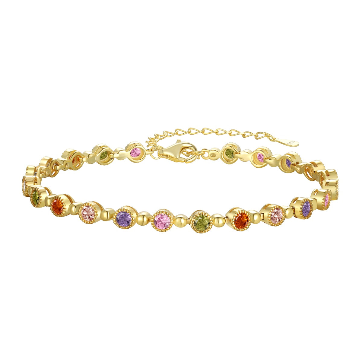 [Royal Jewellery]Sparkling Exquisite Round Cut Party Bracelet