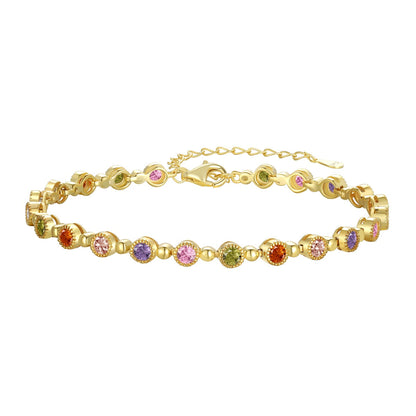 [Royal Jewellery]Sparkling Exquisite Round Cut Party Bracelet