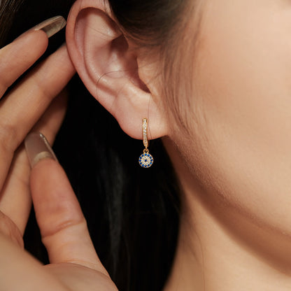 [Royal Jewellery]Unique Devil Eye Earrings