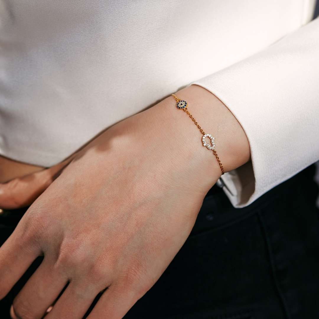 [Royal Jewellery]Gost Shape & Round Shape Necklace