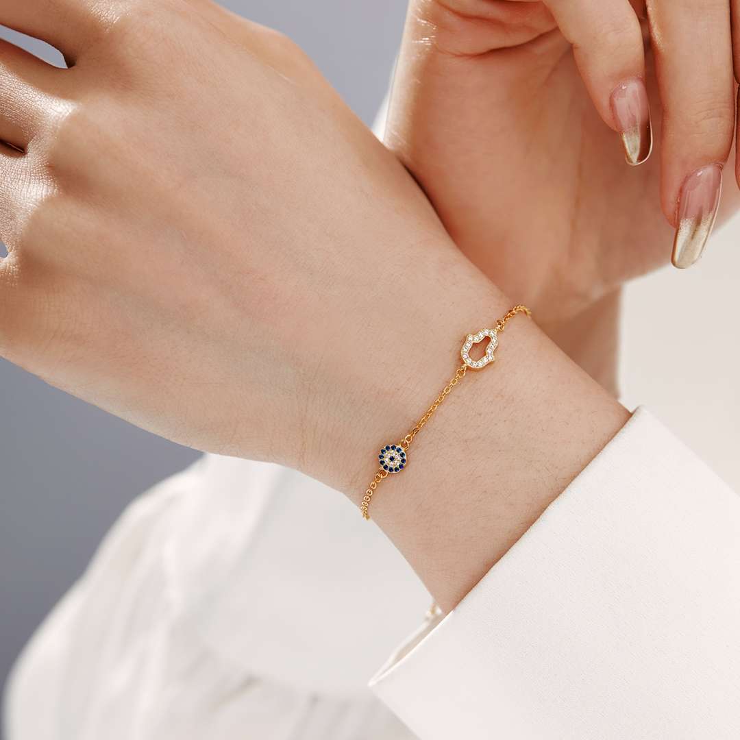 [Royal Jewellery]Gost Shape & Round Shape Necklace