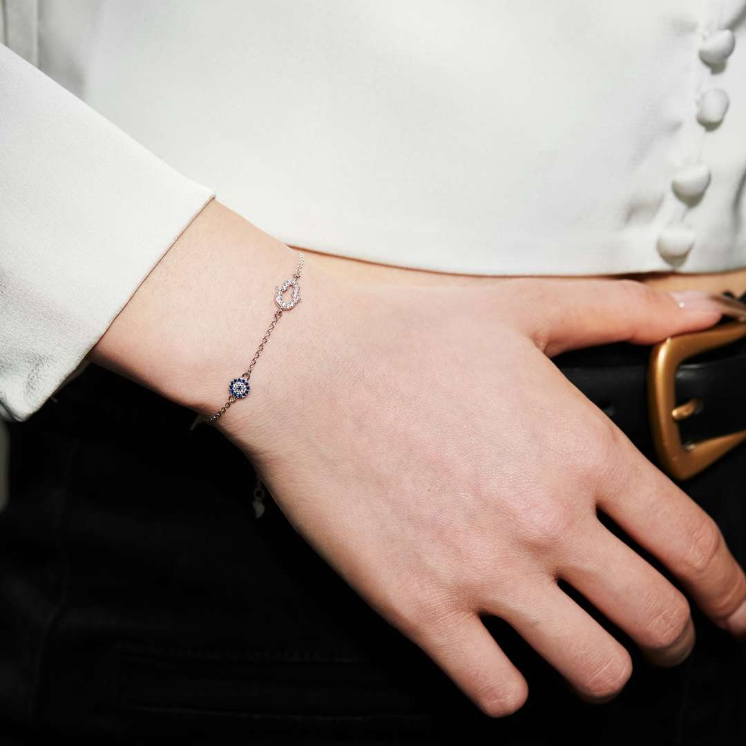 [Royal Jewellery]Gost Shape & Round Shape Necklace