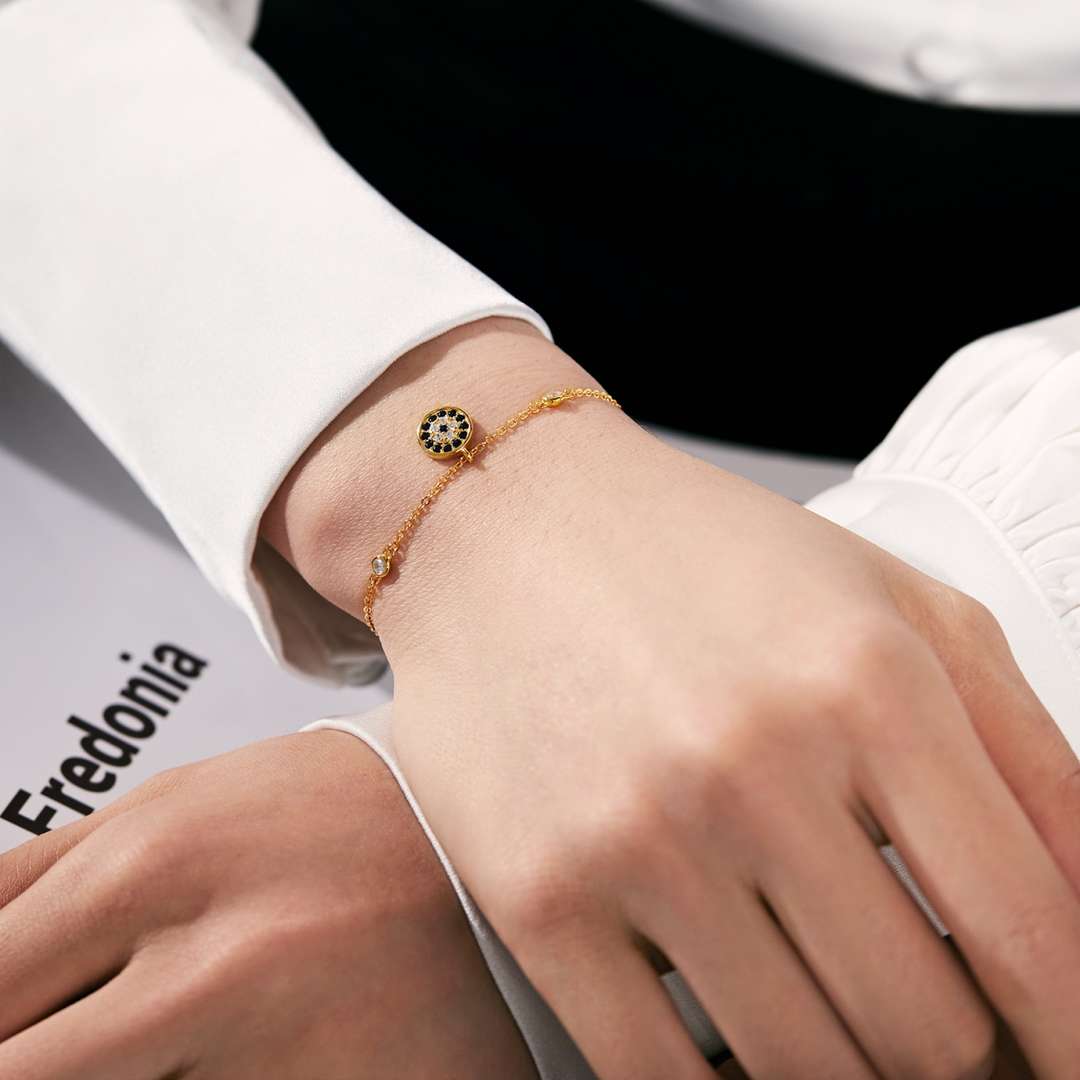 [Royal Jewellery]Devil's Eye Round Shape Bracelet