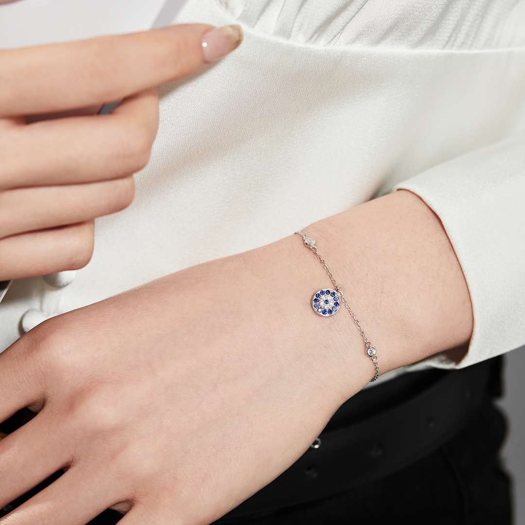 [Royal Jewellery]Devil's Eye Round Shape Bracelet