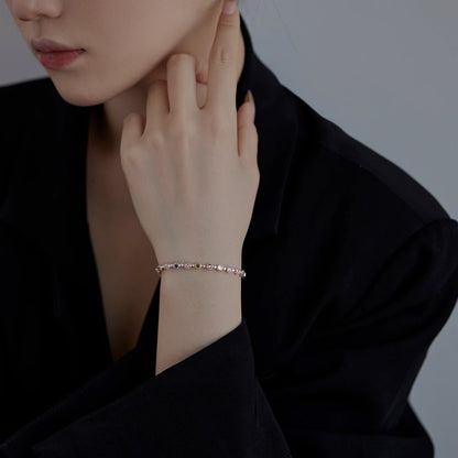 [Royal Jewellery]Sparkling Exquisite Round Cut Party Bracelet