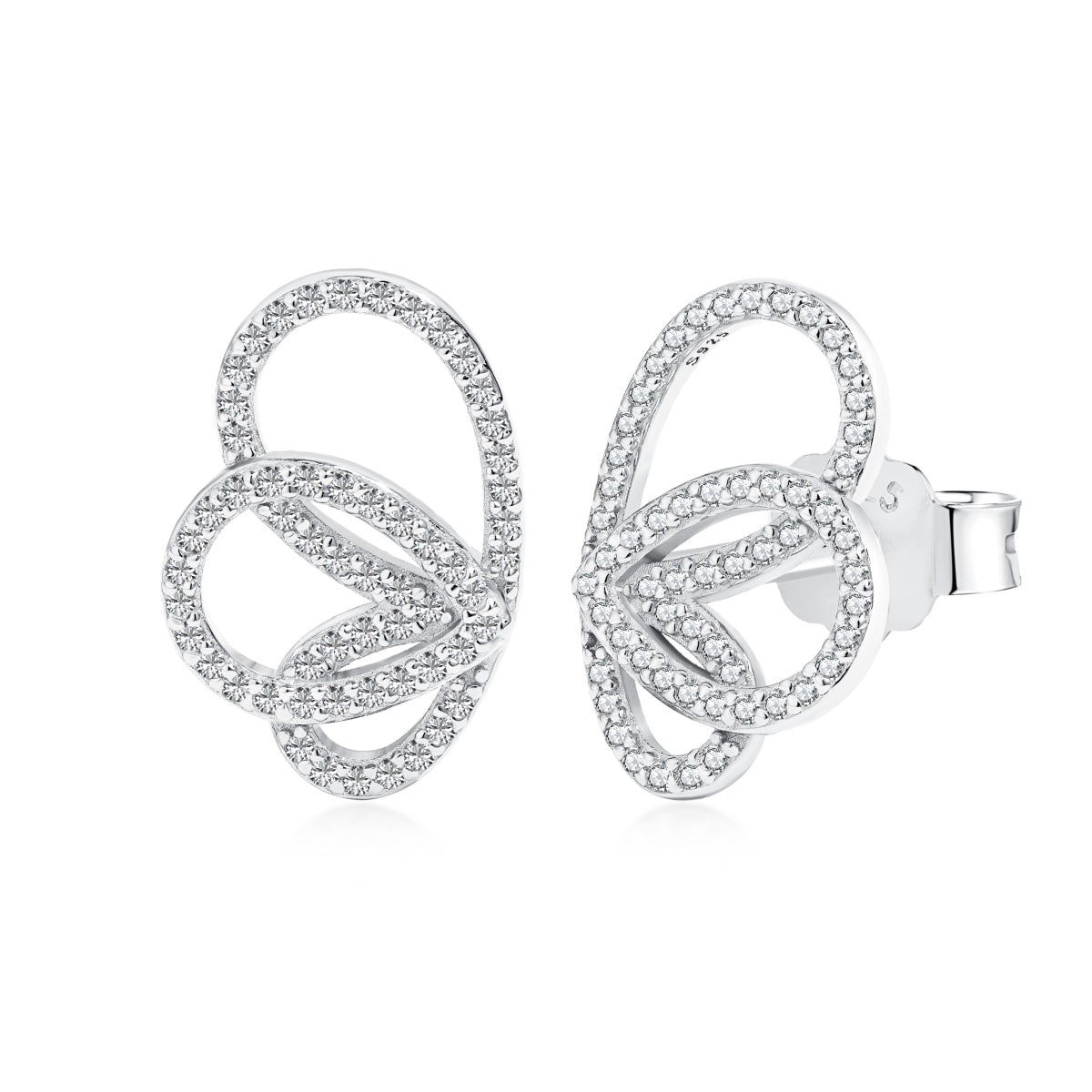 [Royal Jewellery]Exquisite Butterfly Shape Earrings