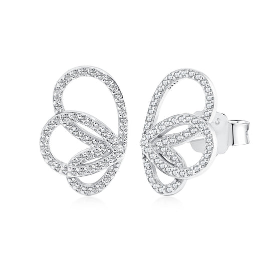 [Royal Jewellery]Exquisite Butterfly Shape Earrings
