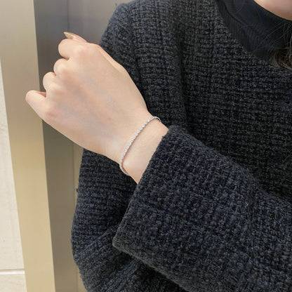 [Royal Jewellery]Elegant Emerald Cut Daily Bracelet