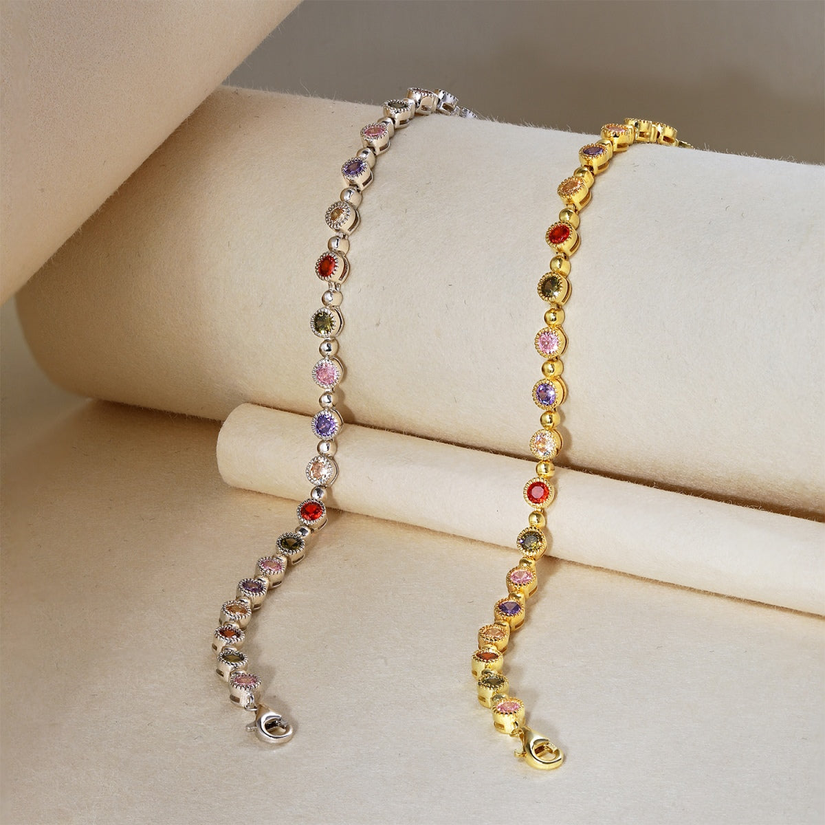 [Royal Jewellery]Sparkling Exquisite Round Cut Party Bracelet
