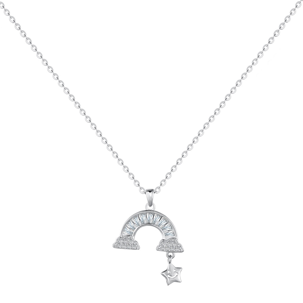 [Royal Jewellery]Unique Rainbow Star Necklace