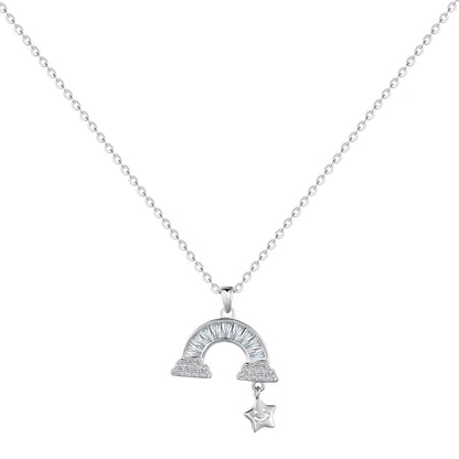 [Royal Jewellery]Unique Rainbow Star Necklace
