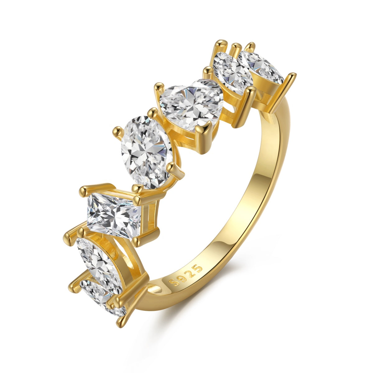 [Royal Jewellery]Delicate Multi Cut Ring