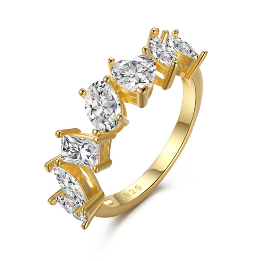 [Royal Jewellery]Delicate Multi Cut Ring