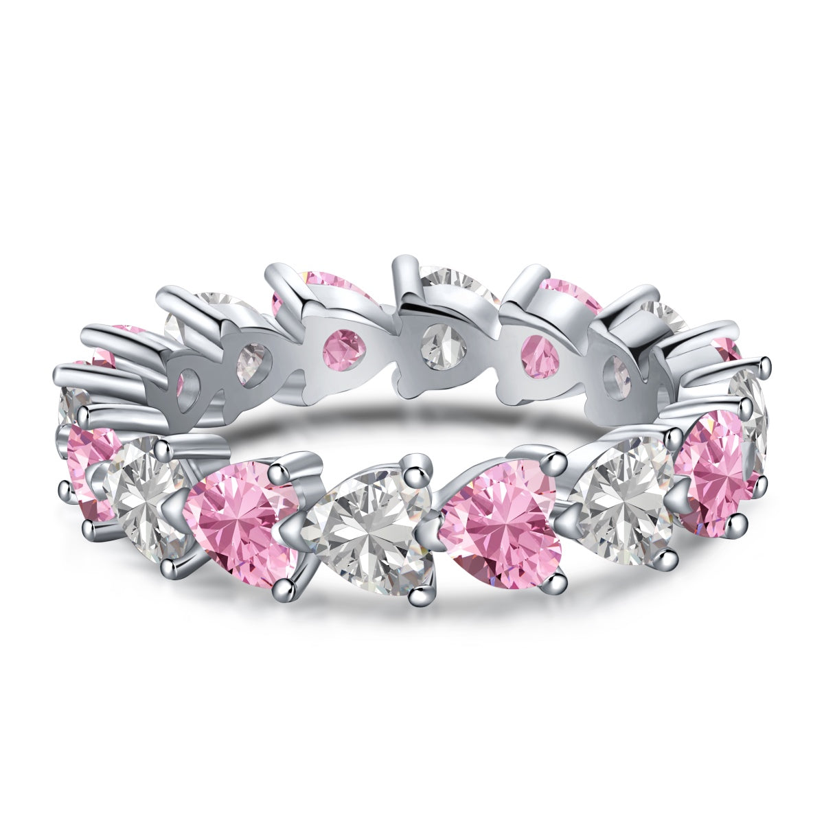 [Royal Jewellery]0.25 Carat Radiant Romance Heart Cut Lover Ring
