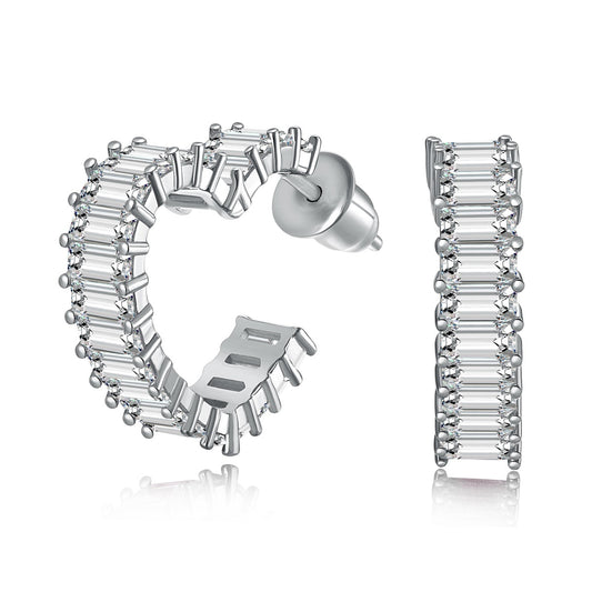 [Royal Jewellery]Radiant Heart Cutout Earrings