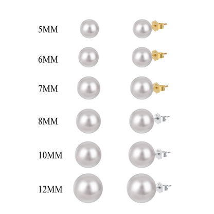 [Royal Jewellery]Delicate Pearl Earrings