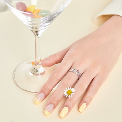 [Royal Jewellery]Sparkling Vibrant Emerald Cut Daily Ring