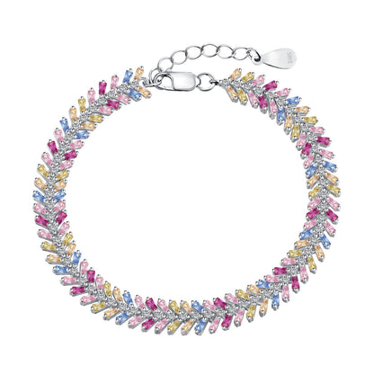 [Royal Jewellery]Dainty Radiant Emerald Cut Daily Bracelet