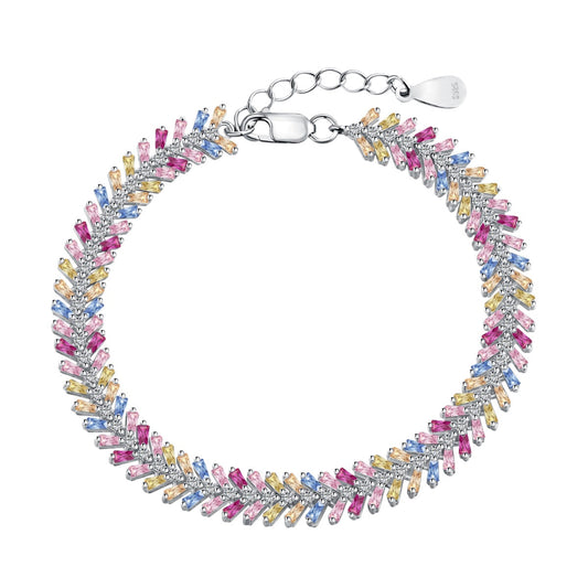 [Royal Jewellery]Dainty Radiant Emerald Cut Daily Bracelet