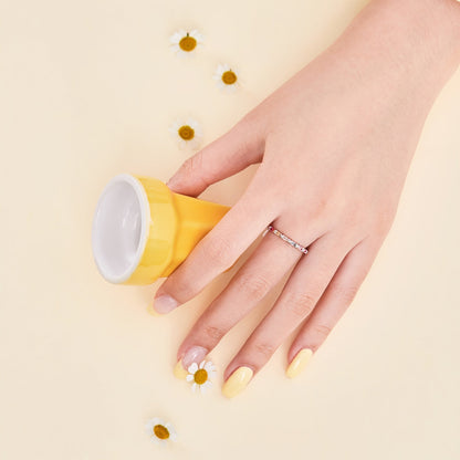 [Royal Jewellery]Charming Colorful Round Cut Daily Ring