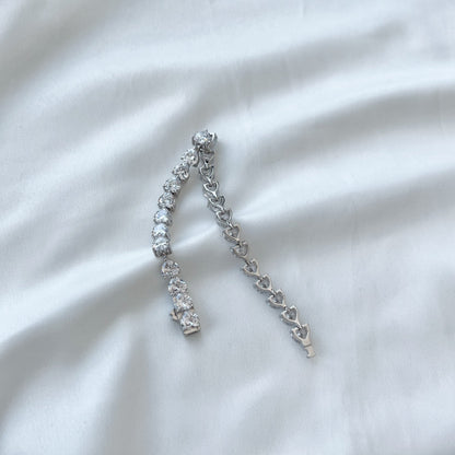 [Royal Jewellery]0.75 Carat Elegant Romantic Heart Shape Lover Bracelet