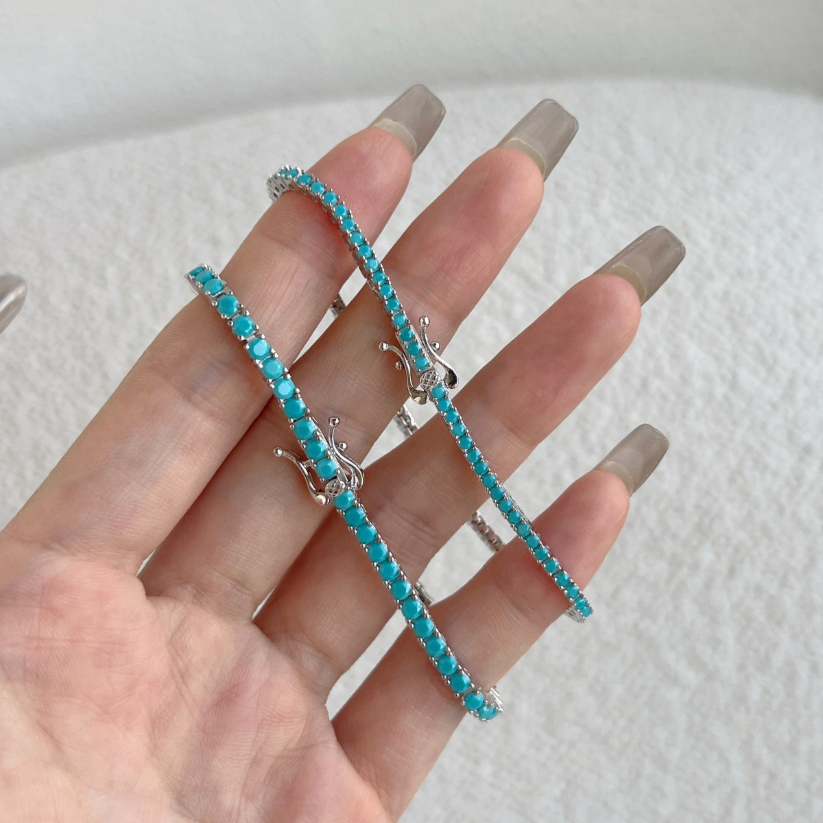 [Royal Jewellery]Dazzling Exquisite Round Cut Daily Bracelet