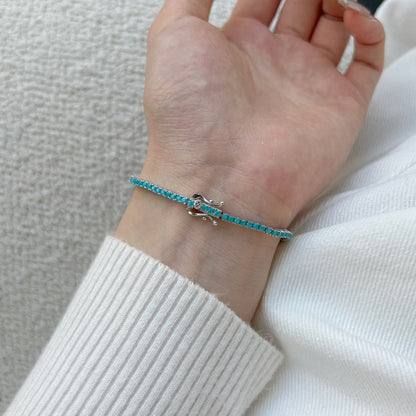 [Royal Jewellery]Dazzling Exquisite Round Cut Daily Bracelet