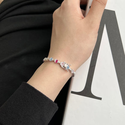 [Royal Jewellery]Radiant Water Drop Shape Daily Bracelet