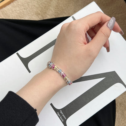 [Royal Jewellery]Sparkling Exquisite Multi Cut Party Bracelet