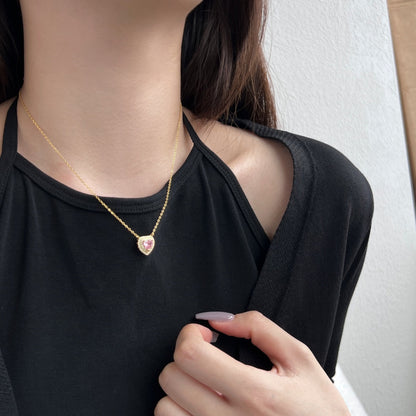 [Royal Jewellery]Exquisite Heart Shape Necklace