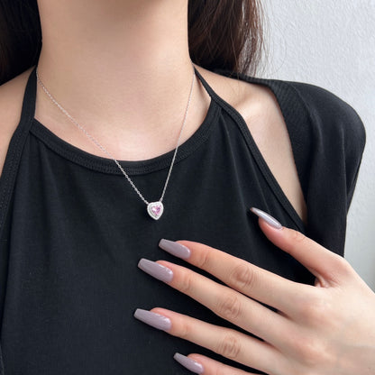 [Royal Jewellery]Exquisite Heart Shape Necklace
