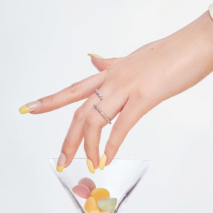 [Royal Jewellery]Dainty Ebullient Round Cut Daily Ring