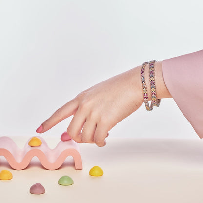 [Royal Jewellery]Ornate Sparkling Round Cut Party Bracelet