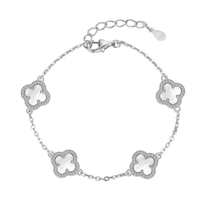 [Royal Jewellery]Four-Leaf Clover Exquisite Bracelet