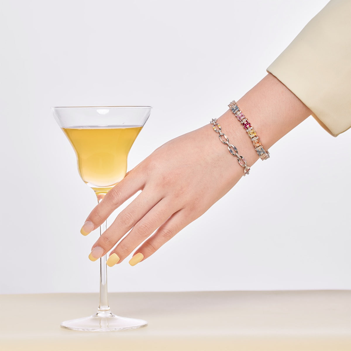 [Royal Jewellery]Dazzling Colorful Daily Bracelet