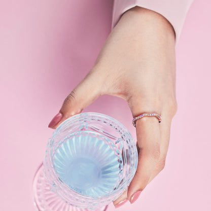 [Royal Jewellery]Dainty Colorful Round Cut Party Ring
