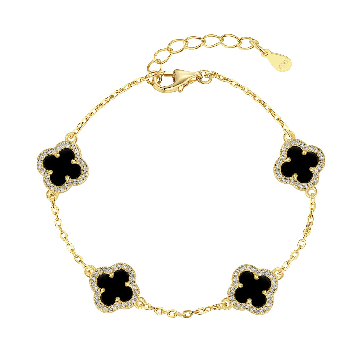 [Royal Jewellery]Four-Leaf Clover Exquisite Bracelet