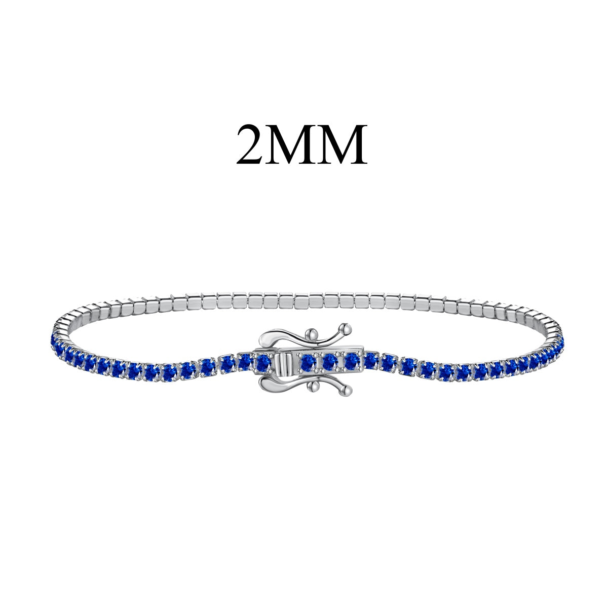 [Royal Jewellery]Radiant Colorful Round Cut Party Bracelet