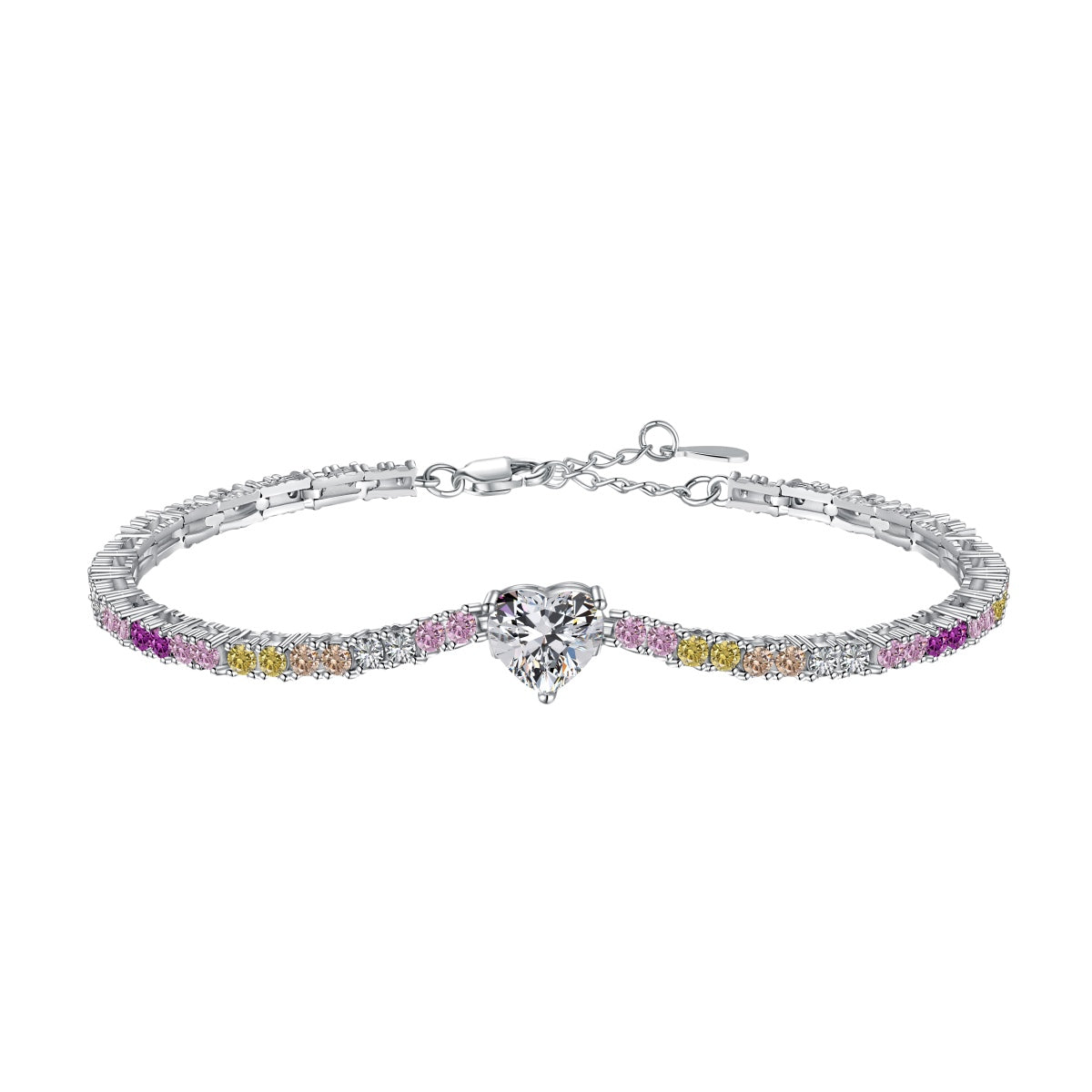 [Royal Jewellery]Delicate Romantic Heart Shape Lover Bracelet