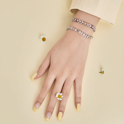 [Royal Jewellery]Dazzling Radiant Multi Cut Daily Bracelet