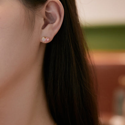 [Royal Jewellery]Dazzling Elegant Heart Cut Lover Earrings