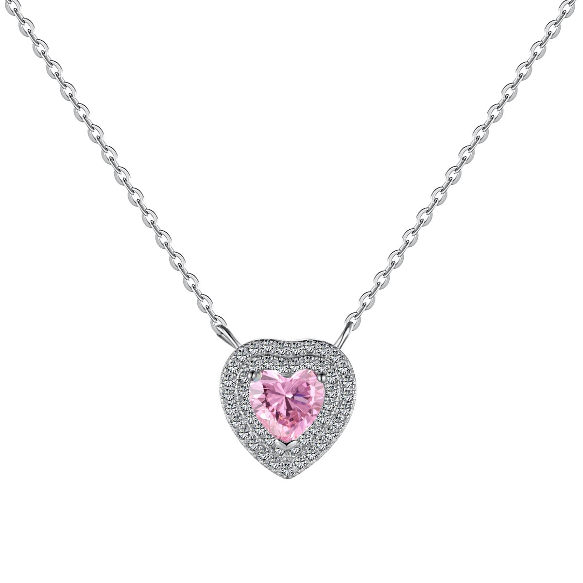 [Royal Jewellery]Exquisite Heart Shape Necklace