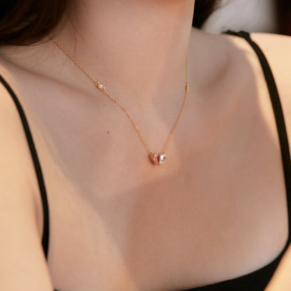 [Royal Jewellery]Unique Heart Shape Necklace