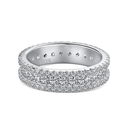 [Royal Jewellery]Delicate Colorful Round Cut Daily Ring