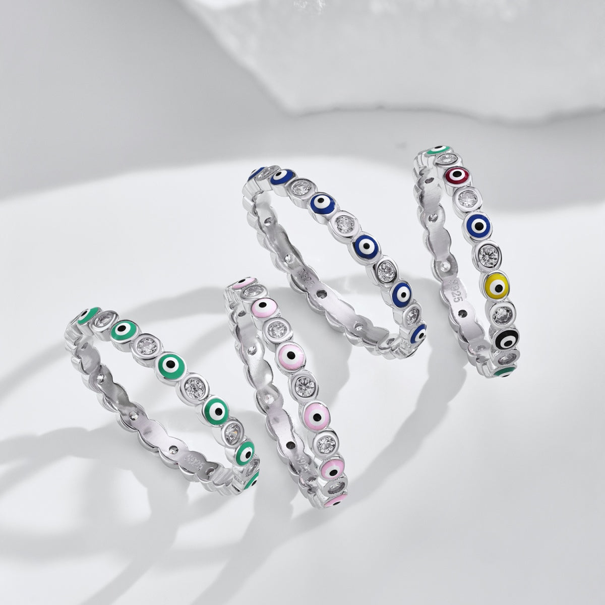 [Royal Jewellery]Sparkling Vibrant Round Shape Daily Ring